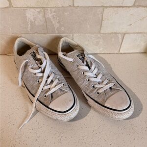 Converse Light Gray Canvas Shoes